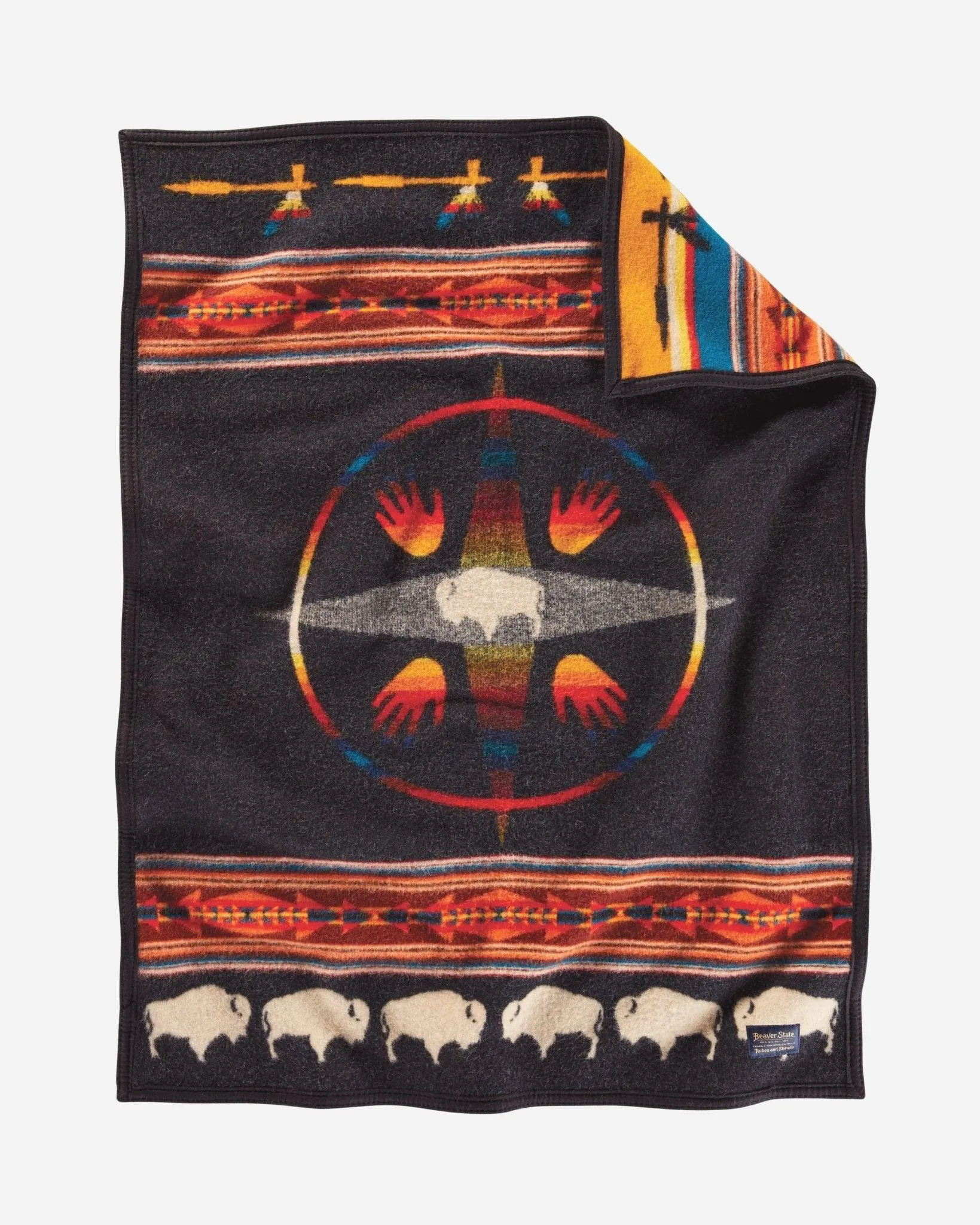 Big Medicine Circle of Life Crib Blanket