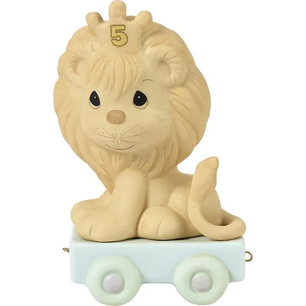 Birthday Train Age 5 This Day Is Something To Roar About Bisque Porcelain Figurine Decorative Mirror,Home Decor Mirror