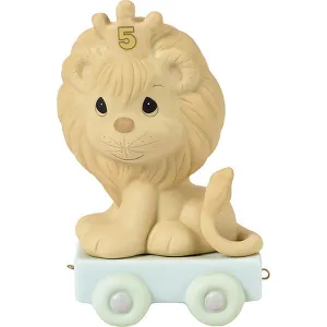 Birthday Train Age 5 This Day Is Something To Roar About Bisque Porcelain Figurine Decorative Mirror,Home Decor Mirror