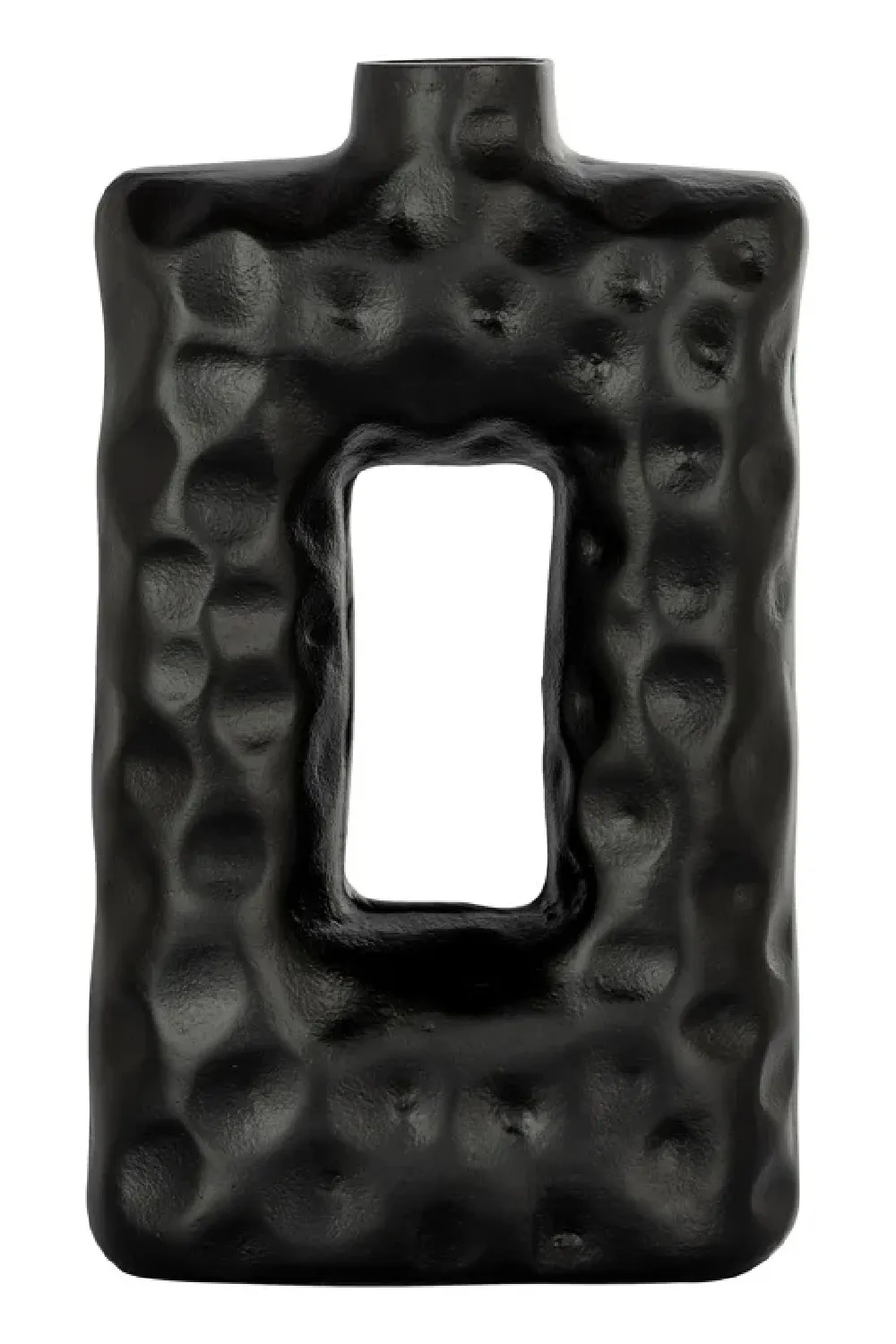 Black Aluminium Rustic Vase | OROA Alain Vase,Glass Vase