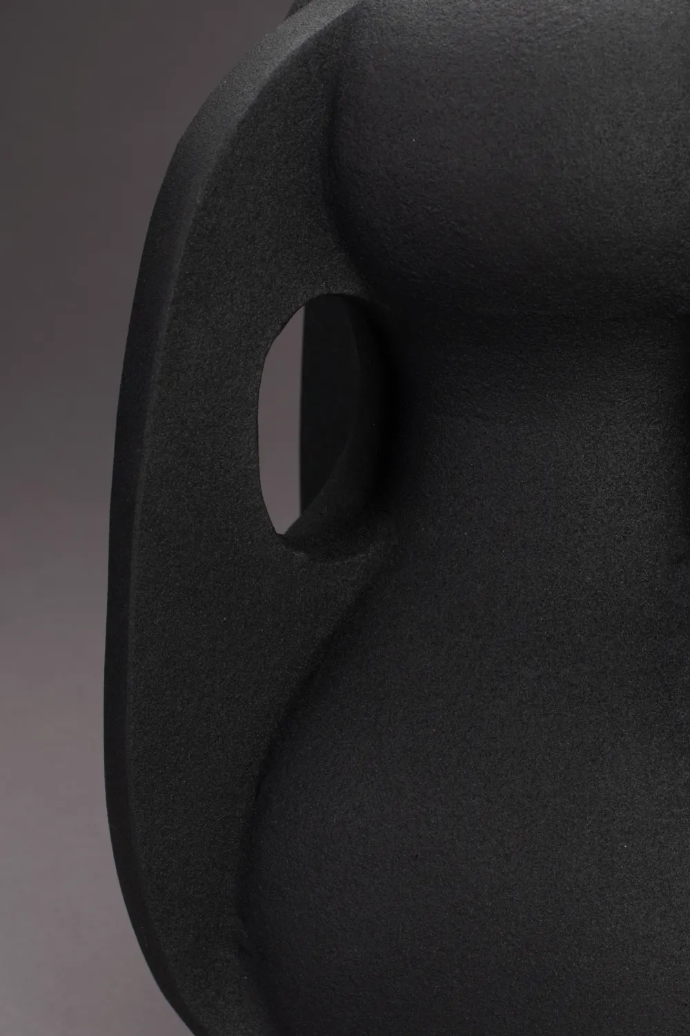 Black Aluminum Vase L | Dutchbone Thiago