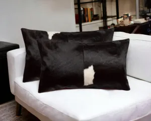 Black & White Cowhide 2-pc Pillow Set storage cart, utility cart