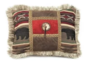 Black Bear Throw Pillow storage cart, utility cart