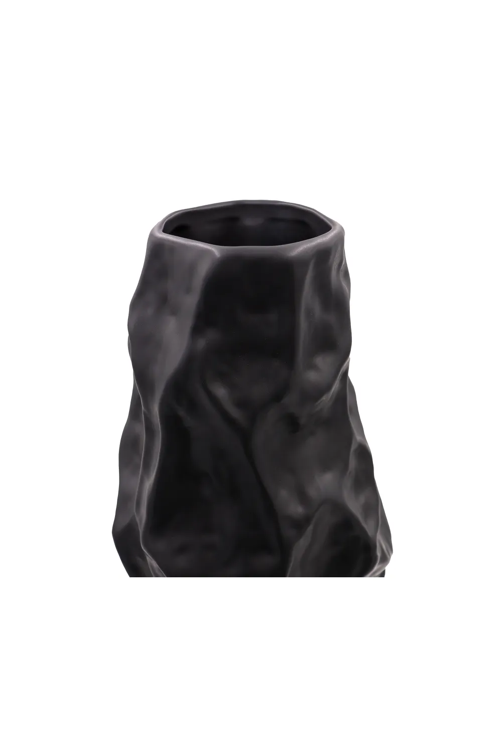 Black Ceramic Organic Vase | Liang & Eimil Adur
