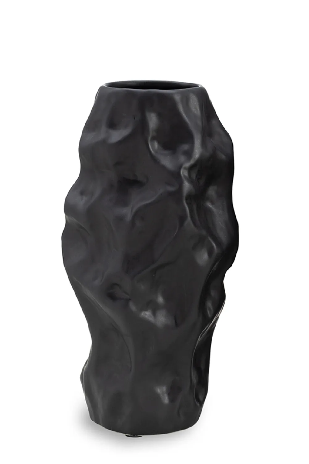 Black Ceramic Organic Vase | Liang & Eimil Adur Vase,Glass Vase