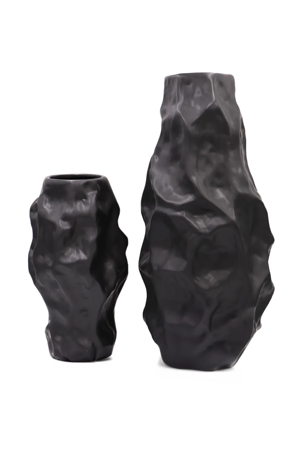 Black Ceramic Organic Vase | Liang & Eimil Adur
