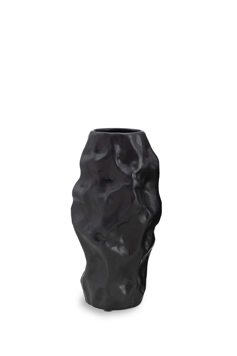 Black Ceramic Organic Vase | Liang & Eimil Adur