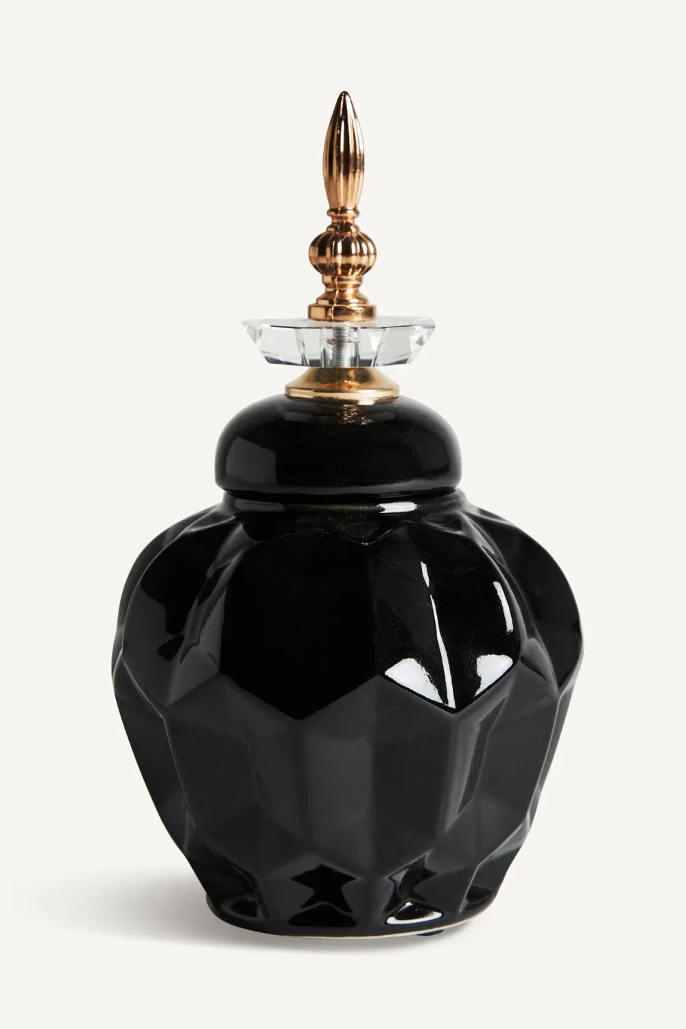 Black Ceramic Oriental Vase S | Vical Home Heyer Vase,Glass Vase