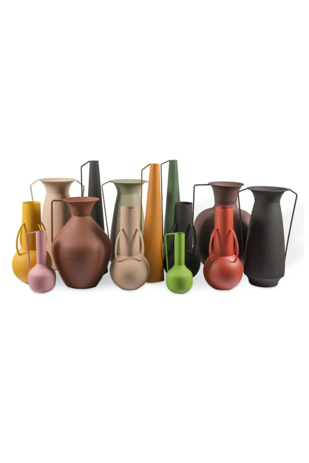 Black Metal Vase | Pols Potten Roman