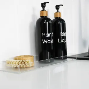 Black Plastic Pump Bottle - 500ml Figurines,Decorative Ornaments