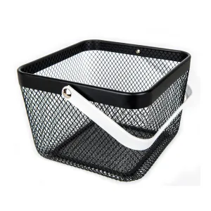Black Small Handy Storage Basket Figurines,Decorative Ornaments