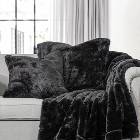 Black Arctic Bear Throw Blanket/Pillow pillow inserts, mattress pad