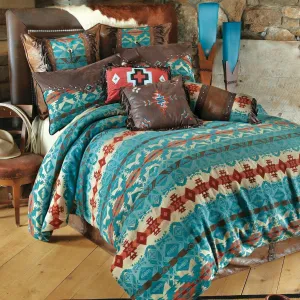 Blue Dorado Southwestern Comforter Collection bedding set, comforter set