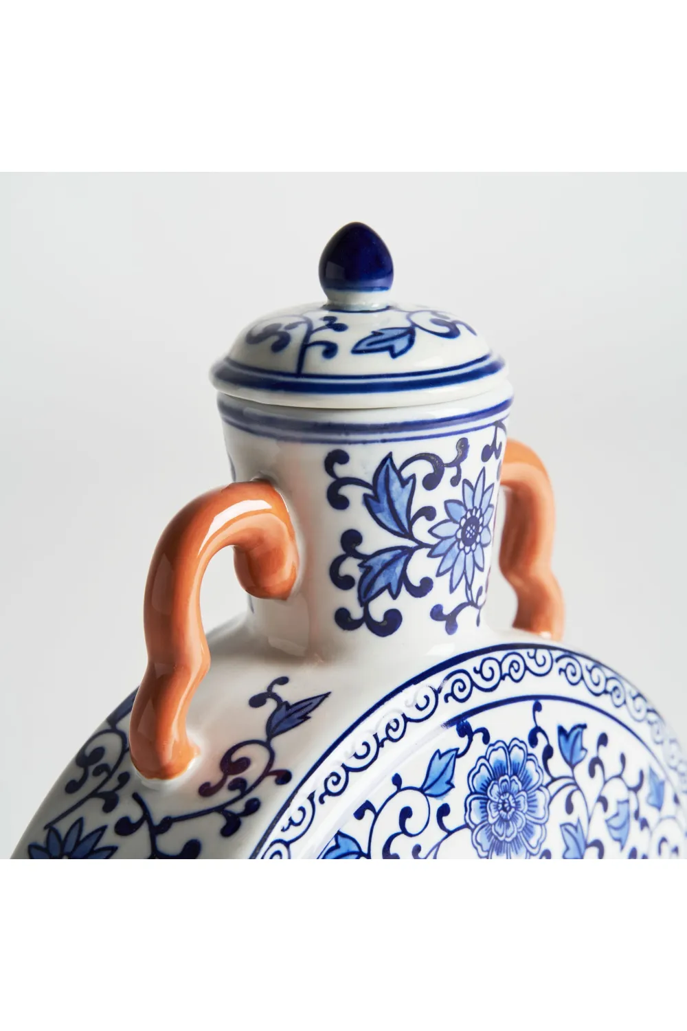 Blue Foliage Ceramic Vase | Vical Home Plitz
