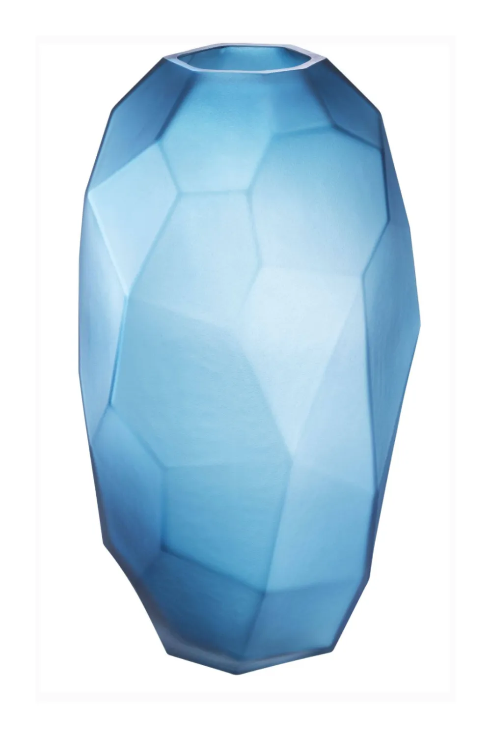Blue Hand Blown Glass Vase | Eichholtz Fly L Vase,Glass Vase