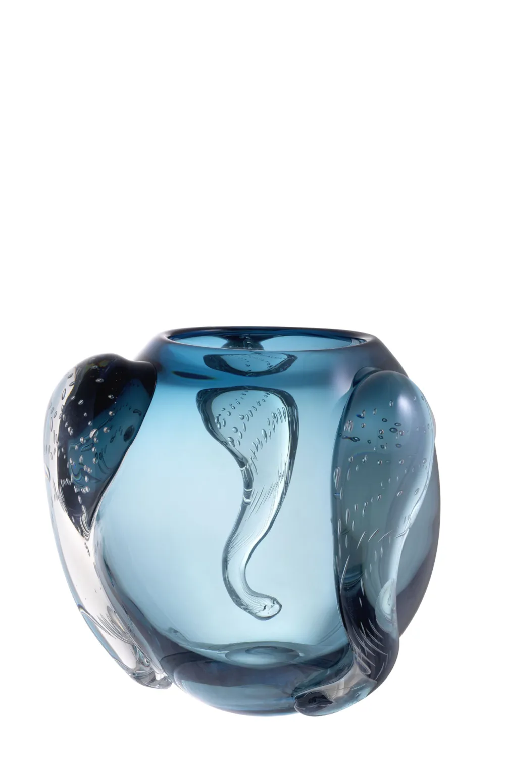 Blue Handblown Glass Vase | Eichholtz Sianluca L