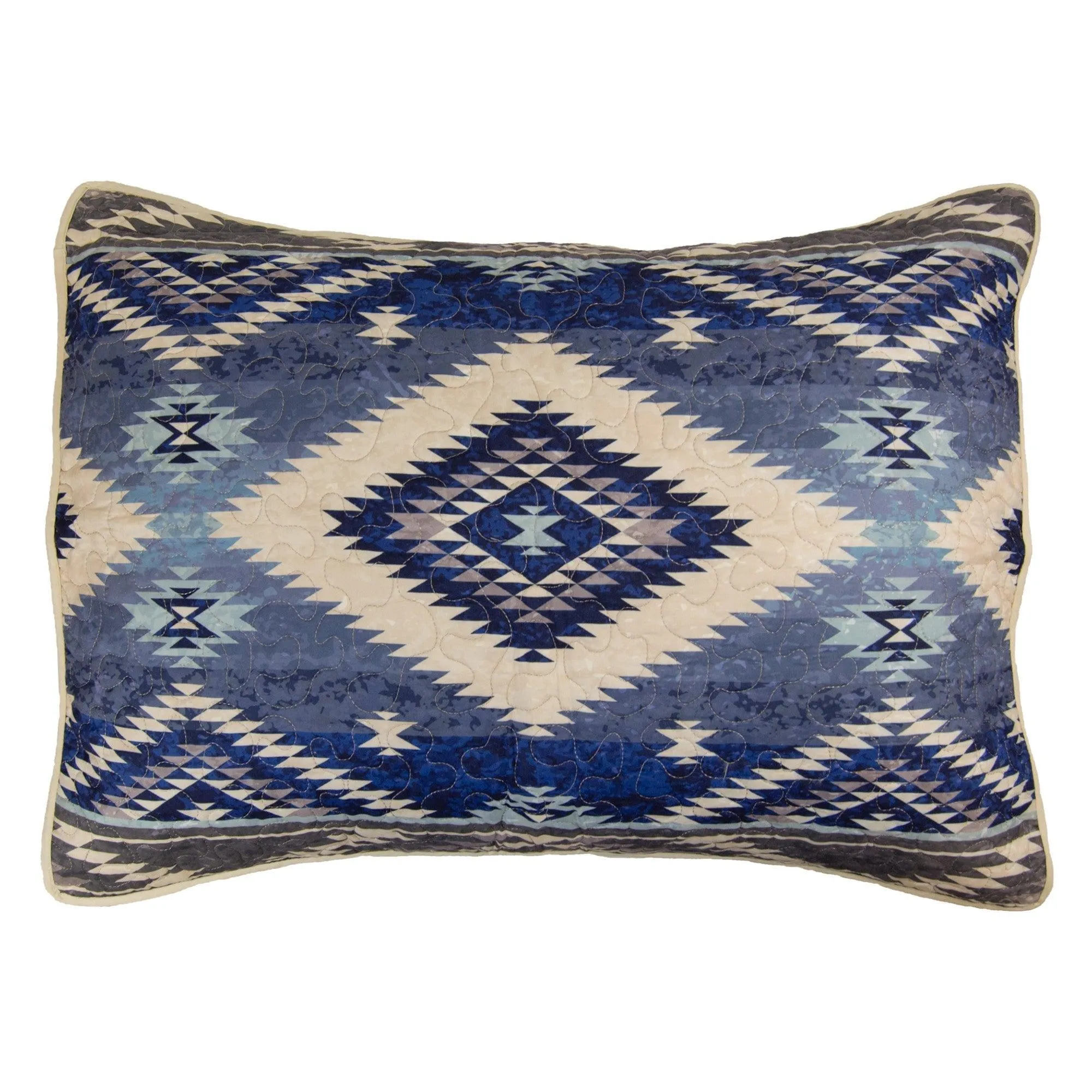 Blue Sky Hill Vertical Stripe Throw