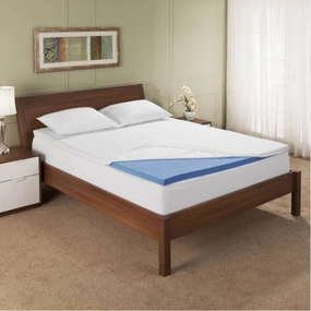 Bodipedic 2.5-inch Gel Memory Foam Mattress Topper with Cover mattress pads,mattress topper,bed protection