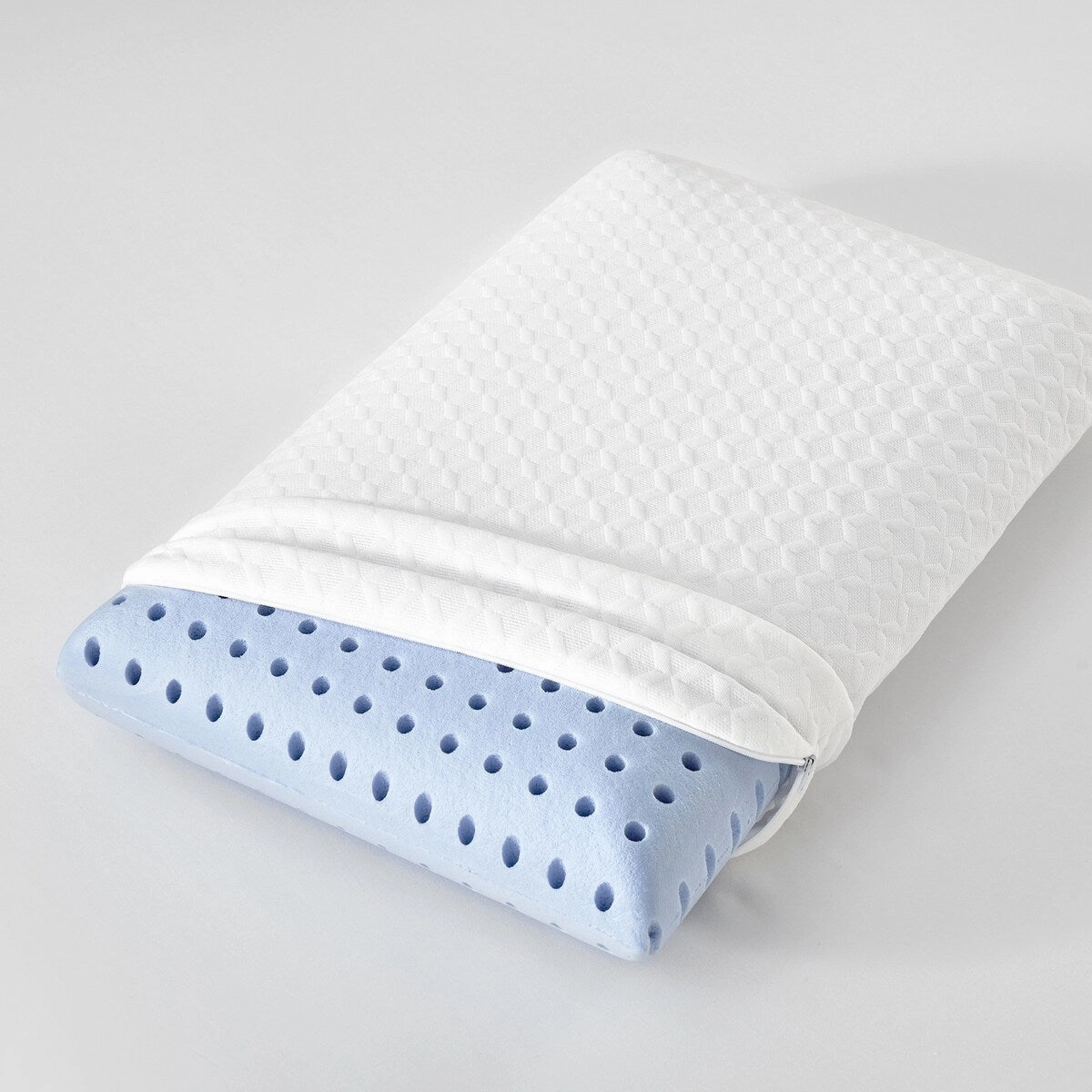 Bodipedic 3-Inch Memory Foam Topper and 2-Pack Pillow Bedding Bundle