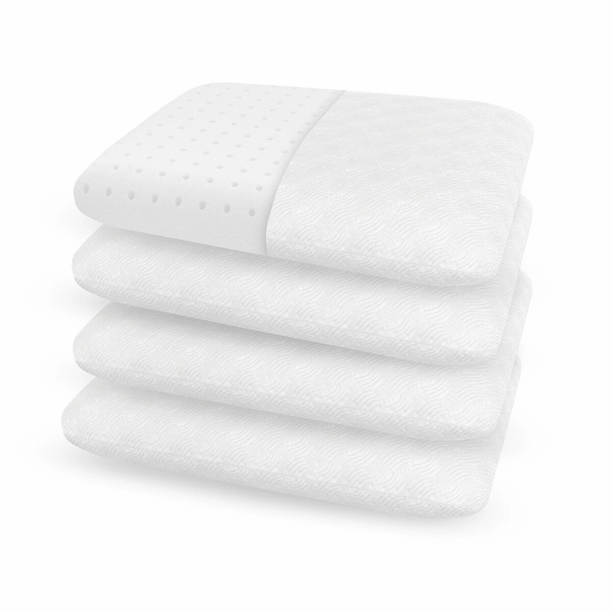 Bodipedic Classics Conventional Memory Foam Bed Pillow - White
