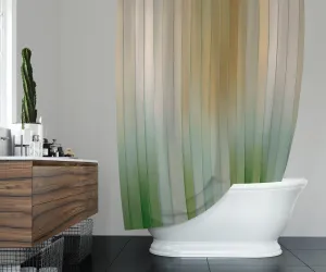 Boho Abstract Shower Curtain | Modern Green Blush Pink Beige Lighting,Home Lighting