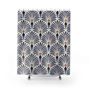 Boho Shower Curtain | Art Deco Grey Plum Purple Beige Lighting,Home Lighting