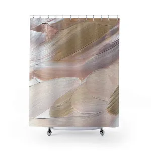 Boho Shower Curtain | Biege, Lavender White Abstract Lighting,Home Lighting