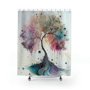Boho Shower Curtain | Lavender  Beige Lighting,Home Lighting