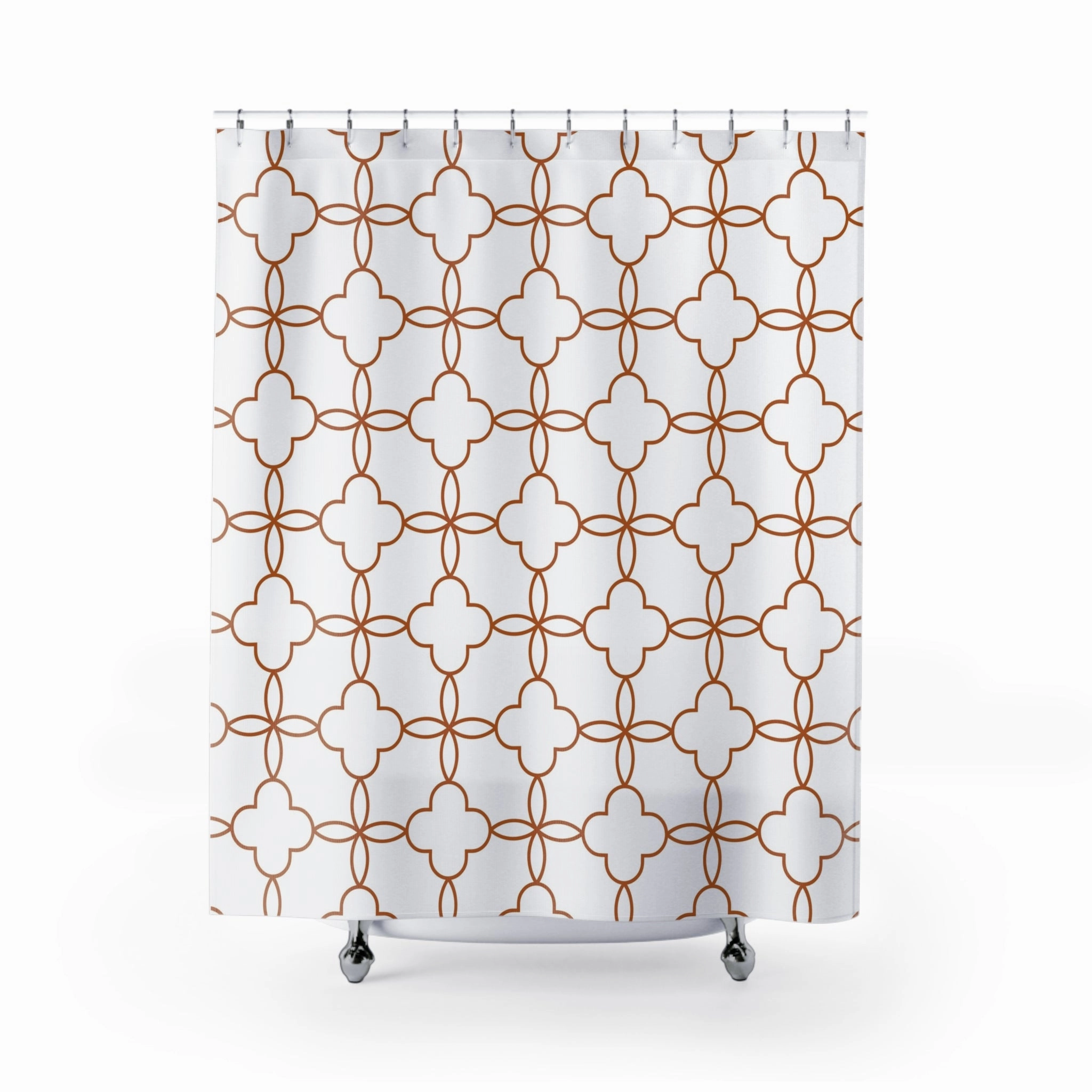 Boho Abstract Shower Curtain | Retro Lighting,Home Lighting