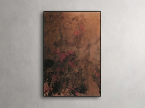 Botanical Shadows II Framed Print Wall Art,canvas wall art set