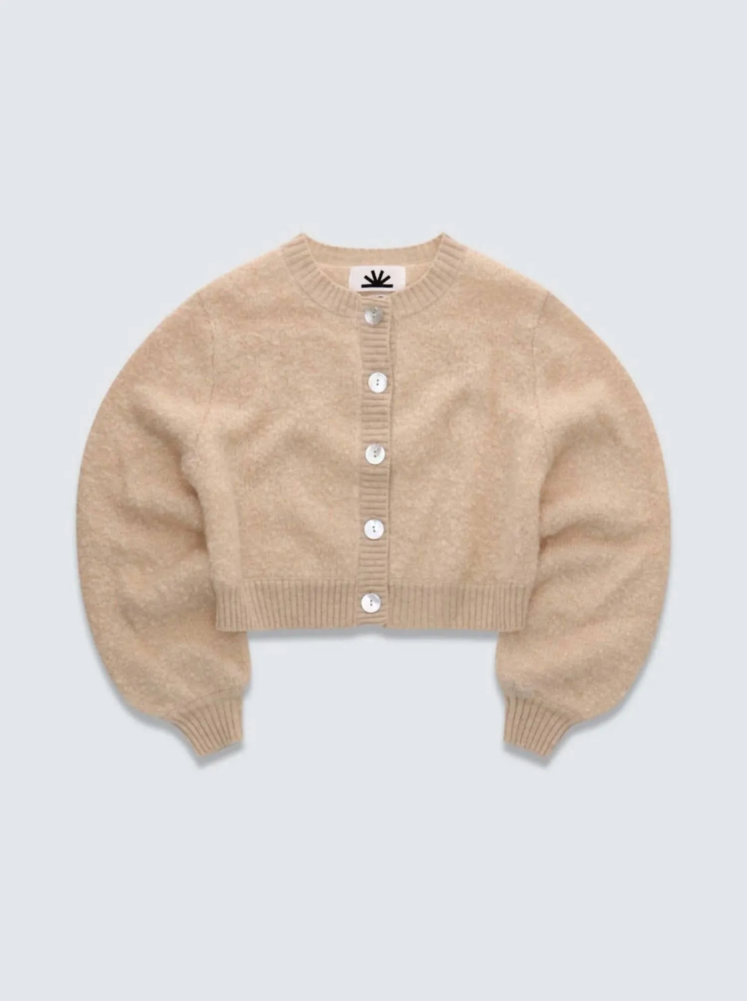 Boucle Cardigan In Butter