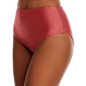 Bound Womens Metallic High Waist Swim Bottom Separates