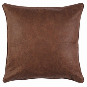 Bourbon Faux Leather Euro Sham pillow inserts, mattress pad