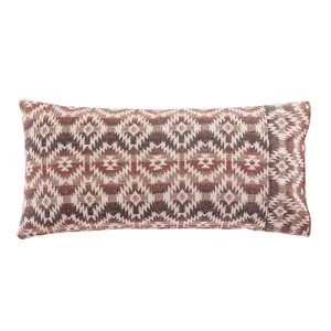 Bow Strings Wool Blend Lumbar Pillow exotic cowhide rug, leather rug