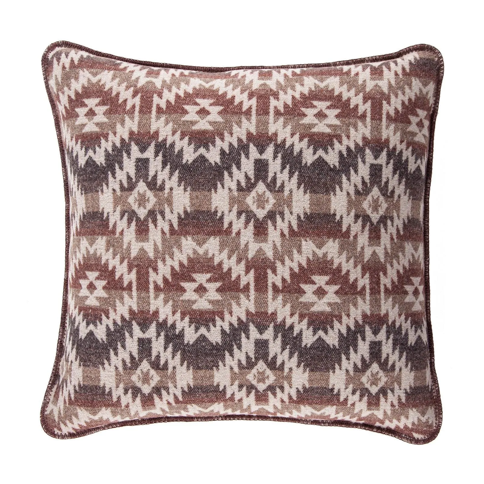 Bow Strings Wool Blend Square Pillow exotic cowhide rug, leather rug