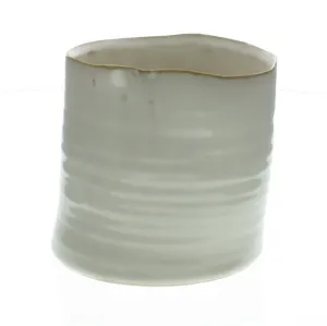 Bower Ceramic Vase - Med Wide Cream Vase,Ceramic Vase
