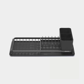 brabantia Compact Dish Drying Rack In Dark Grey Kitchen Accessories,kitchen counter accessories