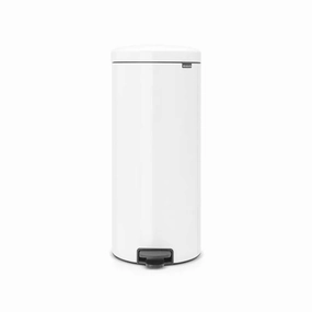 brabantia Lixeira em Ao 30L New Icon In White Kitchen,modern kitchen essentials