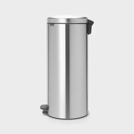 brabantia Newicon Pedal Bin 30L In Matt Steel