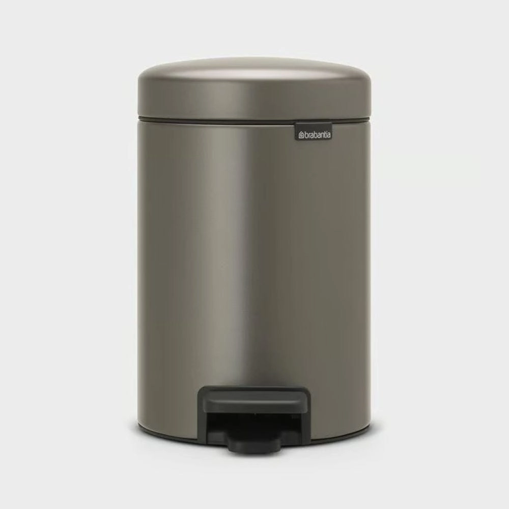 brabantia NewIcon Pedal Bin 3 litre In Platinum Kitchen,modern kitchen essentials