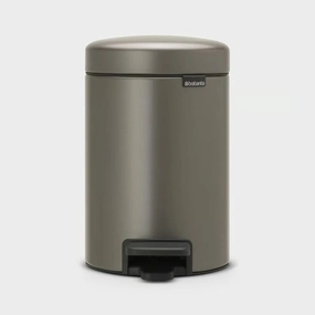 brabantia NewIcon Pedal Bin 3 litre In Platinum Kitchen,modern kitchen essentials