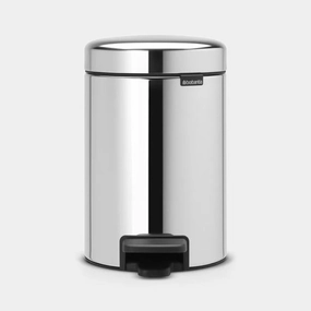 brabantia NewIcon Pedal Bin 3L In Brilliant Steel Kitchen Accessories,kitchen counter accessories