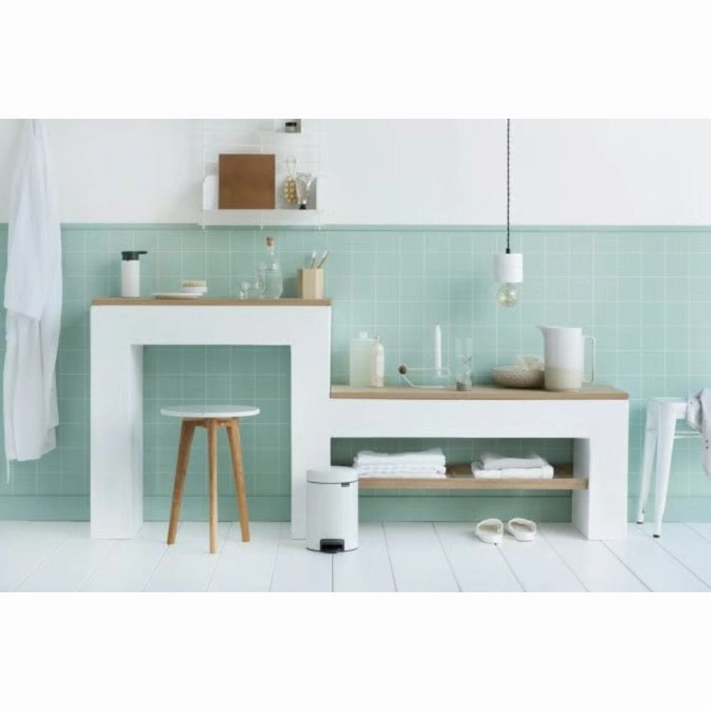 brabantia NewIcon Pedal Bin 3L In White