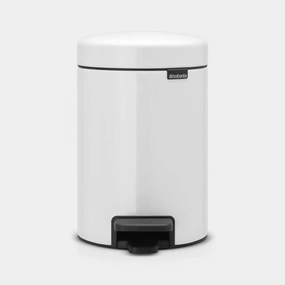 brabantia NewIcon Pedal Bin 3L In White Kitchen,modern kitchen essentials