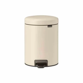 brabantia NewIcon Pedal Bin, 5L In Soft Beige Kitchen Accessories,kitchen counter accessories