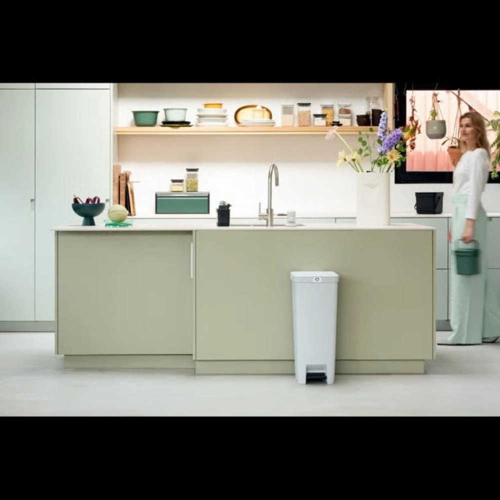 brabantia Pedal Bin Stepup 40 litre In Light Grey