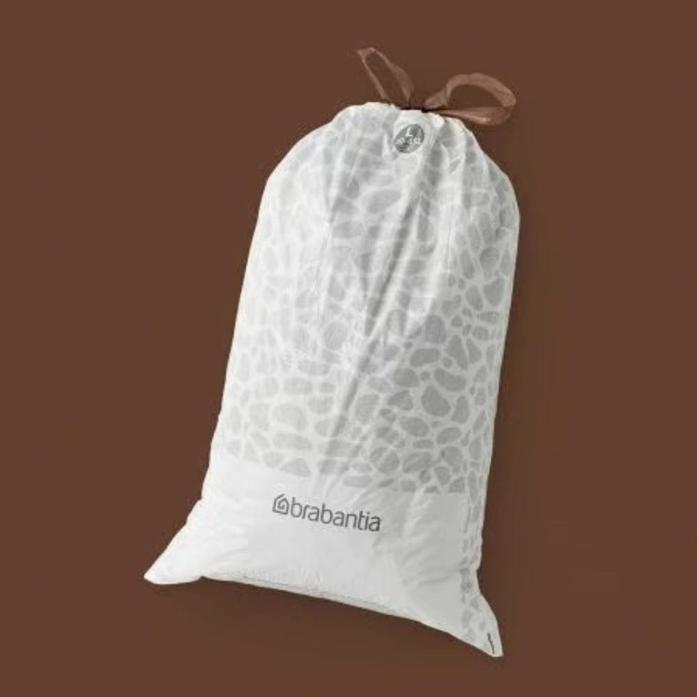 brabantia PerfectFit Bin Bags FlatBack , Size L (45 litre), Roll with 10 Bags