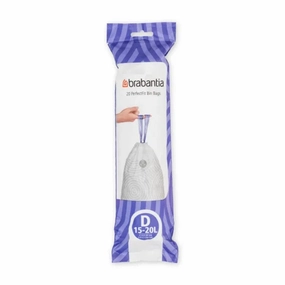 brabantia PerfectFit Pack of 20 Bin Bags, Size D, 15-20L Kitchen,modern kitchen essentials