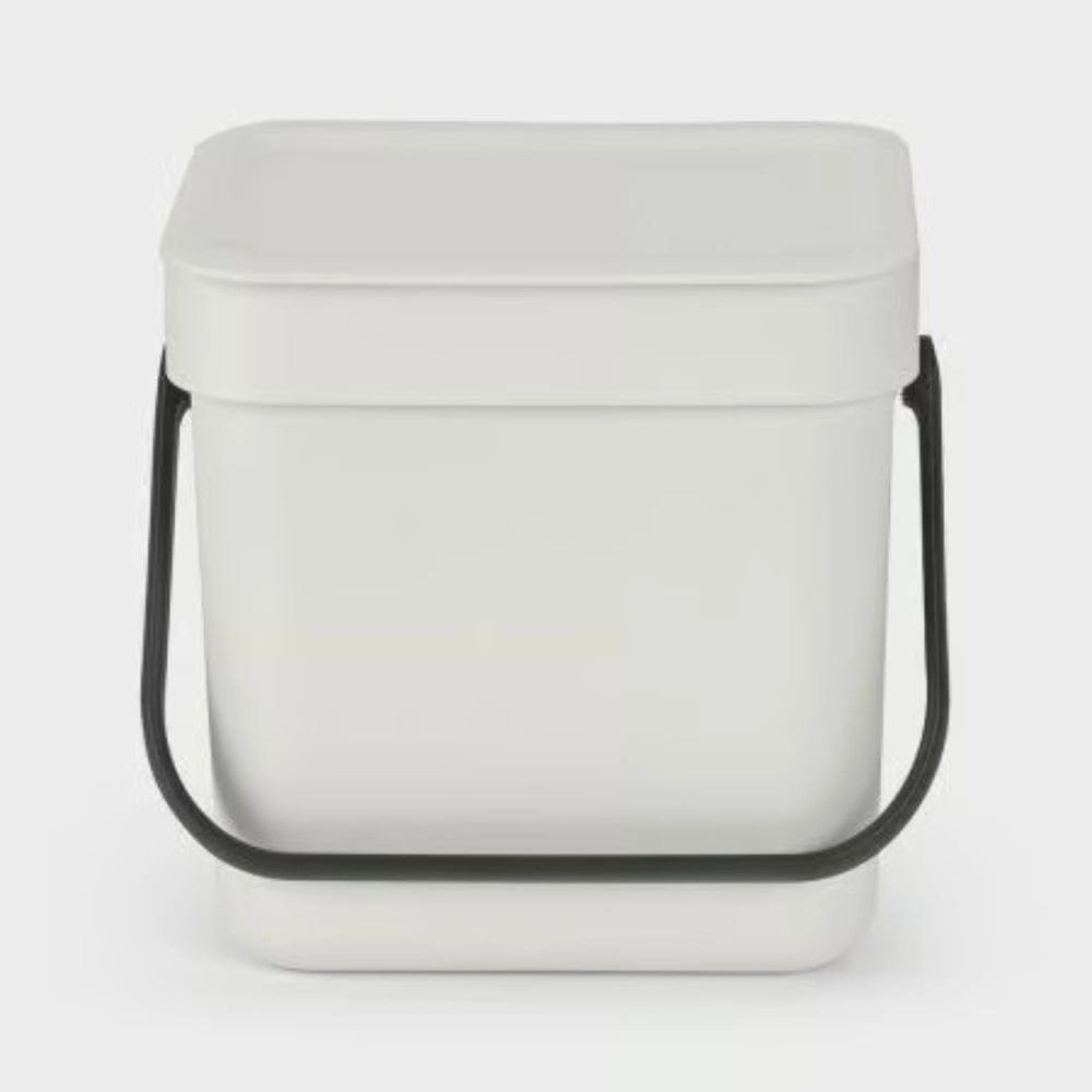 brabantia Sort & Go Bin 3L In Light Grey Kitchen Accessories,kitchen counter accessories