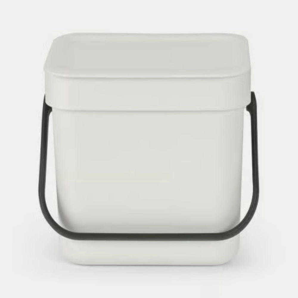 brabantia Sort & Go Bin 3L In Light Grey Kitchen,modern kitchen essentials